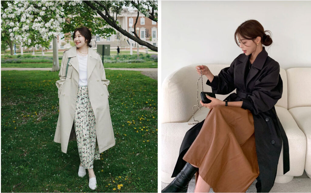 Gợi ý mẫu áo Trench Coat