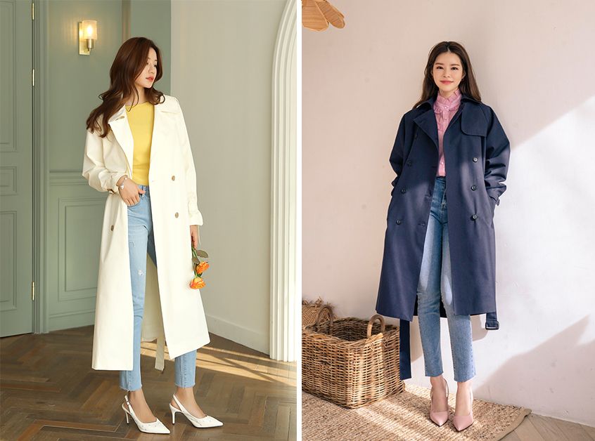 Gợi ý mẫu áo Trench Coat